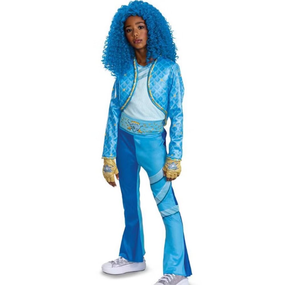 Descendants Chloe Halloween Costume 4/6 Jacket Pants Gloves Disney Kids Girls